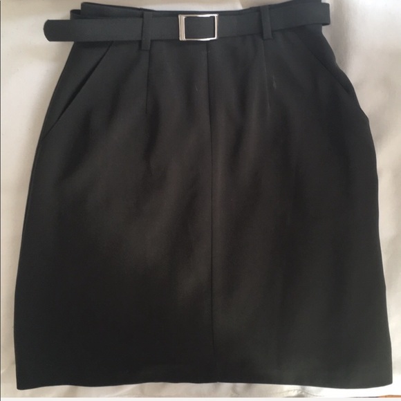 Vintage JACOB | Forest Green Belted Skirt - Picture 1 of 3